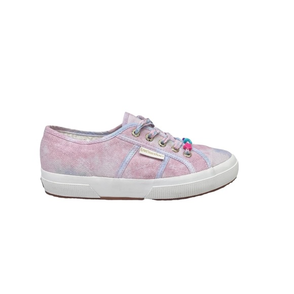 LoveShackFancy x Superga 2750 Cotton Candy Lace Up Sneakers - Picture 2 of 12